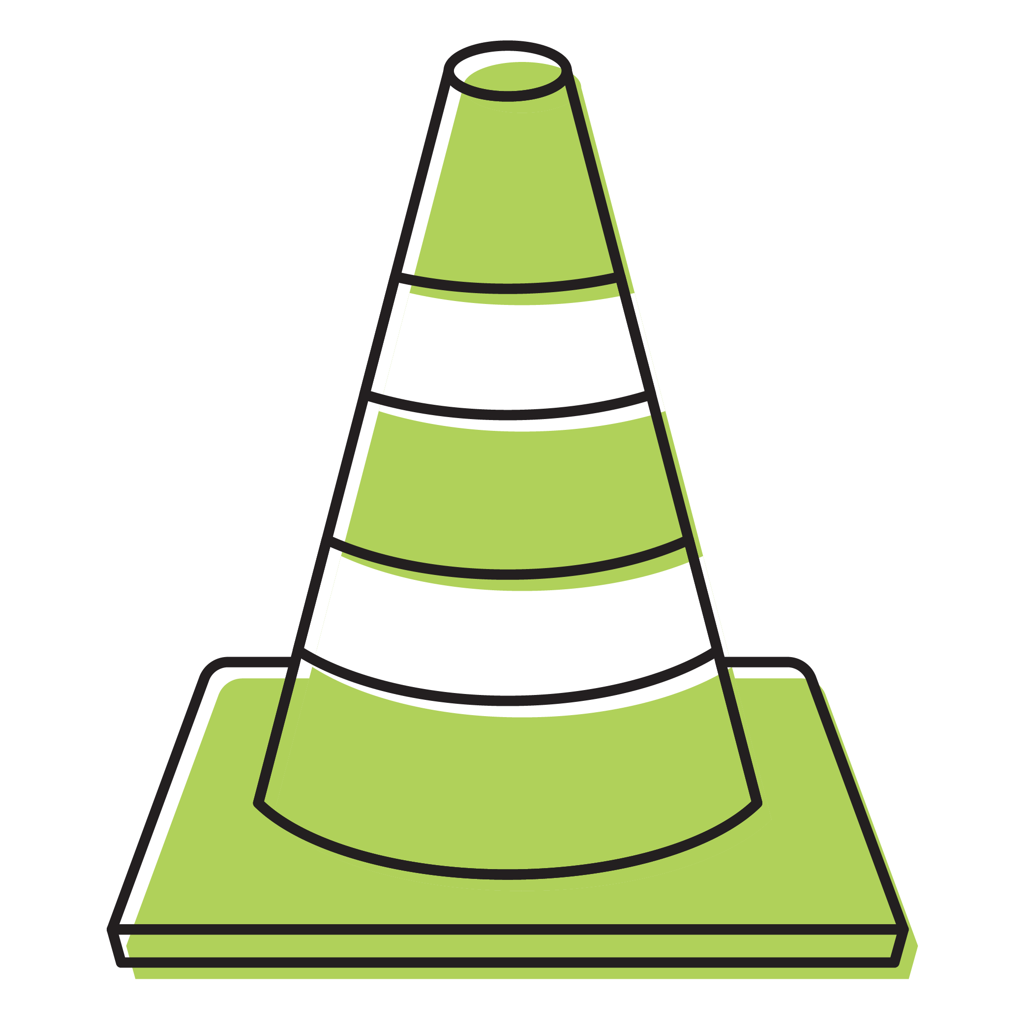 Cone travaux