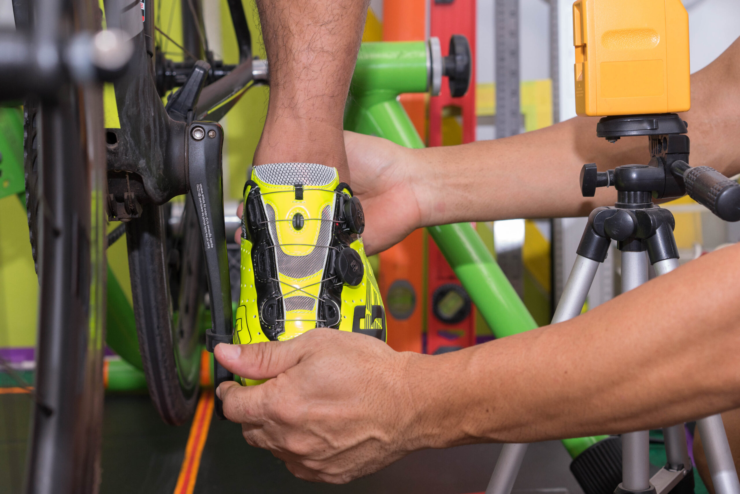 Étude posturale du cycliste